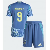 Ajax Brian Brobbey #9 Replica Away Minikit 2024-25 Short Sleeve (+ pants)